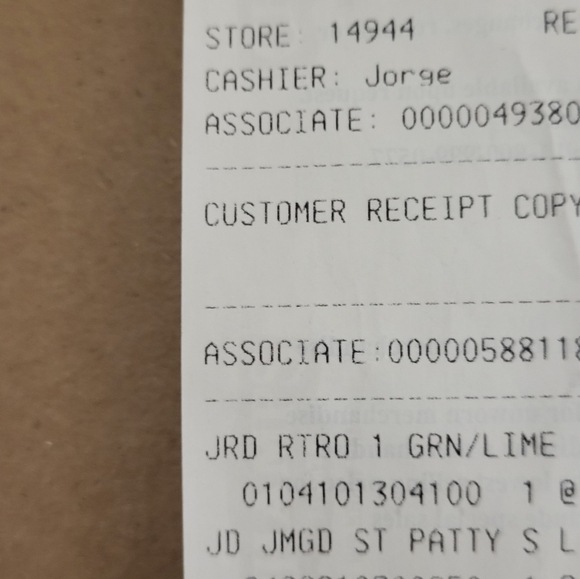 Air Jordan Retro 1 Mid Gorge/Electric Green Men Size 10 - Picture 15 of 16